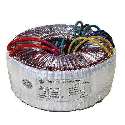 Toroidal krafttransformator